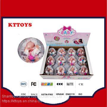 Горячая продажа игрушки вениловой куклы высотой 5 дюймов в яйце-капсуле