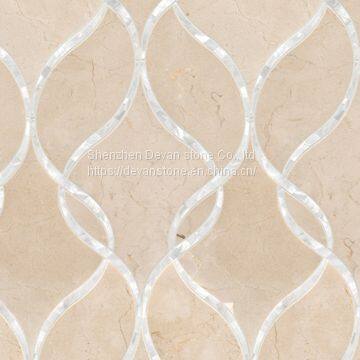 Stylish New Mosaic Waterjet Cut Mosaic for Bathroom photo-5