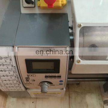 Самый популярный мини-станок с вертикальной шпинделевой опорой диаметром 38 мм и переменной скоростью для обработки стали photo-3