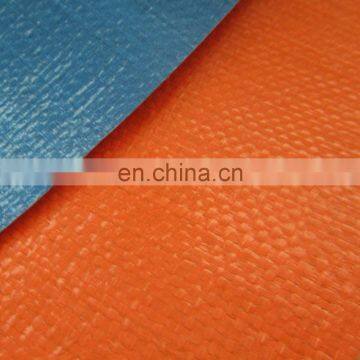 Orange PE tarpaulin sheet for covering agriculture