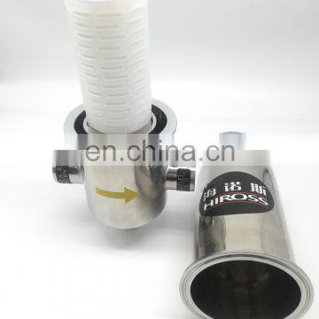 High Efficiency Stainless Steel Sterilizing Air Filter for Food and Medicine Industrial