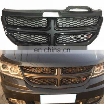 Front Bumper Radiator Grille Protector Black 2009-2016 for Dodge Joureny