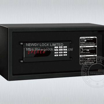 Metal electronic digital hotel in-room safe deposit box