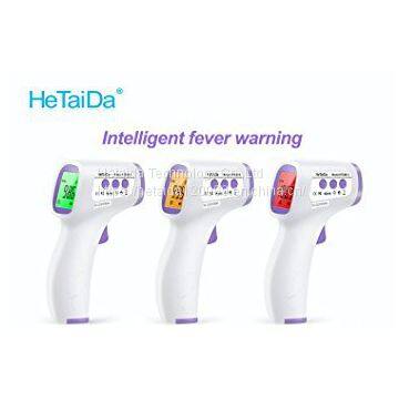 Non-Contact Forehead, Ear Thermometer Digital Infrared Body Temperature Thermometer with Fever Alarm and Memory Function Ideal for Babies, Infants Object Surface