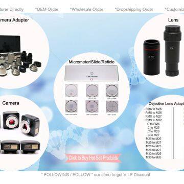 Standard RMS Screw Cap Plastic Black Microscope Objective Lens Cover Microscope Objective Port Dust Cover for Protection photo-5