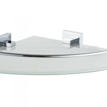 Wall Mounted Customized Single Tier Glass Shelf photo-2