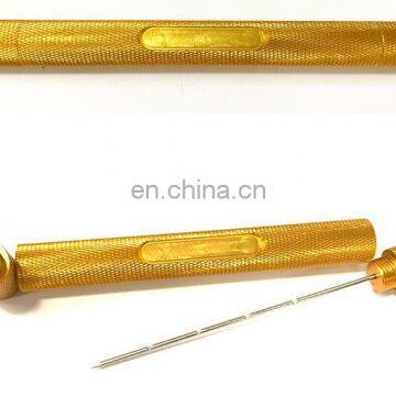 HQP-XJ02 HongQiang Cigar Needle Tools Twin Nubbers Punch Drill Cigar Accessories Cigar Draw Needle photo-3