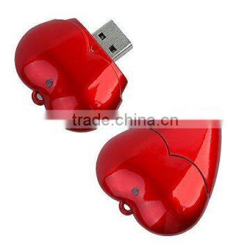 32gb heart shape usb flash disk