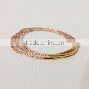 Black Seed Bead Wrap Bracelet for Girl photo-5