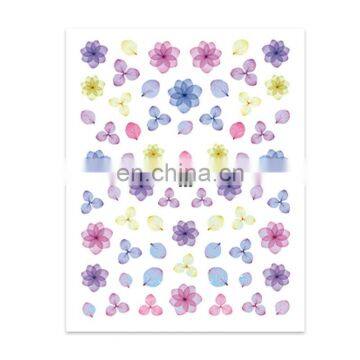 JOYFUL 661-667 Hipster Dried Flower Cute Flowers Blooming Gradient UV Nail Decals Nail Beauty Sticker photo-4