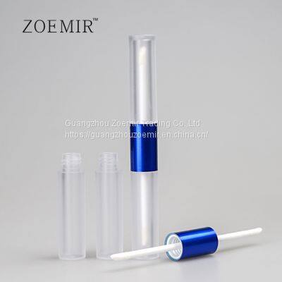 Fashion Custom  Cosmetic Packaging Lip Gloss Tube Double Tube