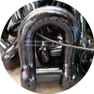 Marine Mooring Stud Link Kenter Joining Shackle for Anchor Chain