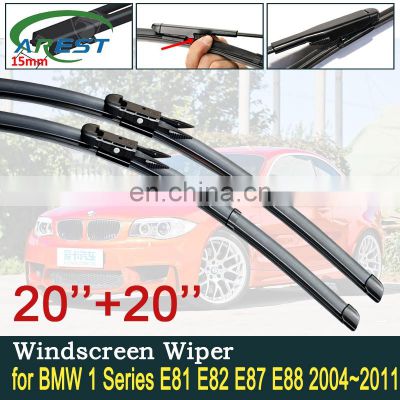 for BMW 1 Series E81 E82 E87 E88 2004~2011 Car Wiper Blades Windshield Wipers 118d 118i 120i 120d 123d 125i 128i 135i 116i 116d