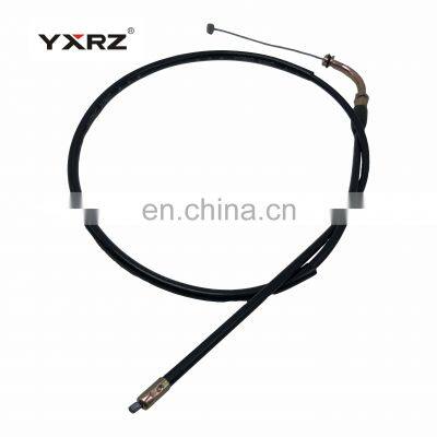 Original quality spare part black color PVC outer casing rubber automobiles GN125 throttle cable motorcycle accelerator cable