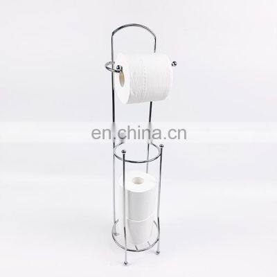 tissue towel holder bathroom accessories metal Toilet roll Paper Holder stand bathroom storage shelf