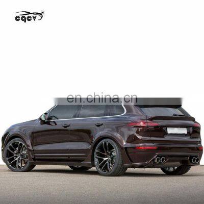 Wide Body Kit for Porsche Cayenne 958.2 2015-2017 Front Bumper Rear Bumper Wide Flare and Hood for Porsche Cayenne 958 Facelift photo-3