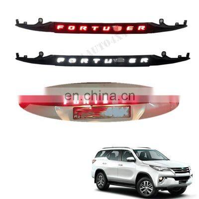 Hot Sale Led Trunk Lid Light Tail Gate Garnish For Fortuner 2016-2019 year