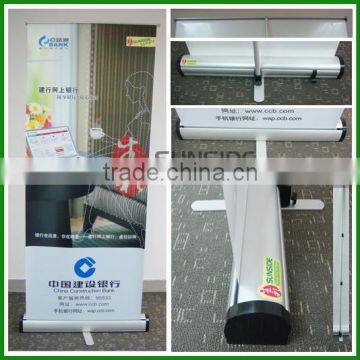 any size aluminum roll up standee