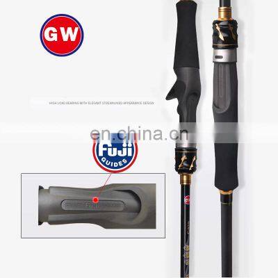 Casting/Spining carbon fiber telescopic fishing rod with Fuji reel seat