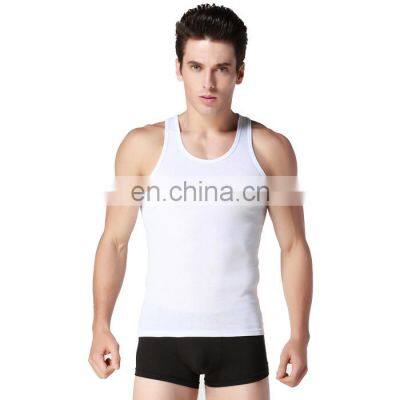 Wholesale custom men's vest sleeveless Casual and comfortable summer Underwear Pure cotton Shirt Sports vest