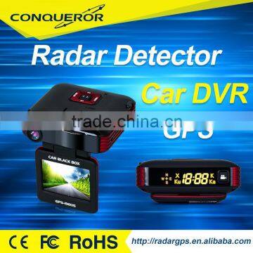 HD 1080P DVR Car Radar Detector with hidden car camera Ambarella A7 Night Vision With Radar Speed Alarm