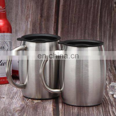 Branded Personalized Stainless Cup Japan Steel Handle Customized Small Unique Beer Mugs