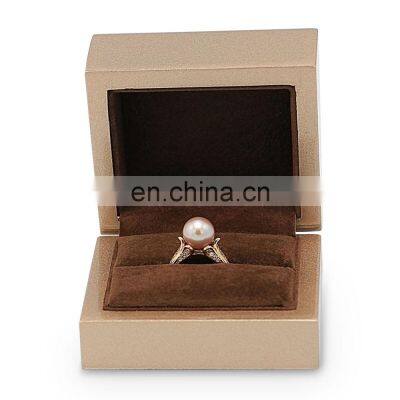 Wholesale wedding gold wooden jewelry box wooden ring box