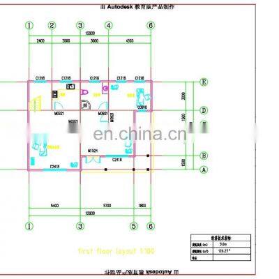 Prefabricated Steel Structure Architectural Drawings Building
