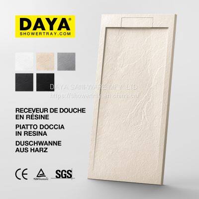 Marble resin modern shower tray acrylic shower tray