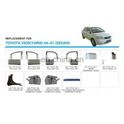 Aftermarket Car Fender Inner for TO-YOTA VIOS(YARIS) 04-07 (SEDAN) photo-5