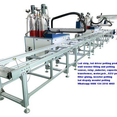 Conveyor Belt Gantry Epoxy Potting Machine Robots