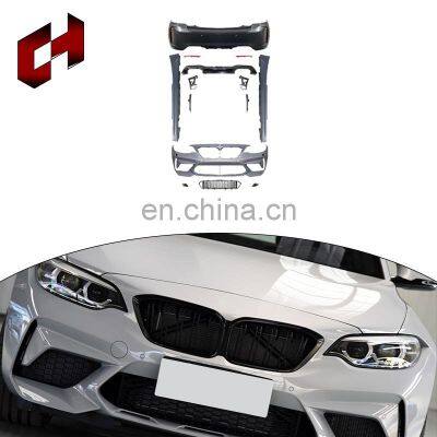 CH New Arrival Oem Parts Rear Bumpers Car Grills Mudguard Spoiler Light Conversion Bodykit For BMW 2 series F22 to M2 CS