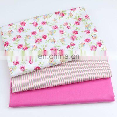 Korean small floral stripe fabric cotton sheets bed covers pillowcases fabric cotton printing fabric