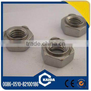 Carbon steel hex weld nut from factory in China