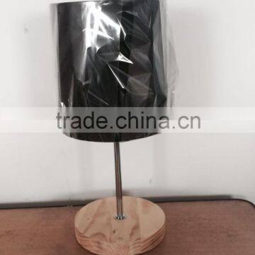 Simple Design Round Wooden Base Desk Lamp