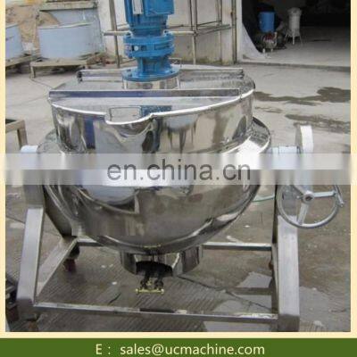 600L tilting large electric cooking pot with mixer