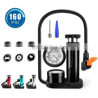 Foot high pressure pump mini portable electric car bicycle motorcycle car household pedal air pump