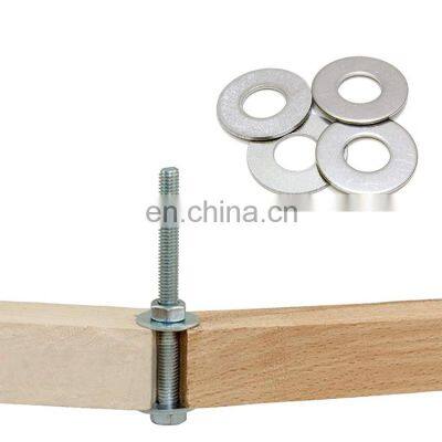 Hardware steel zinc metal 55mm flat round washer and lock washers