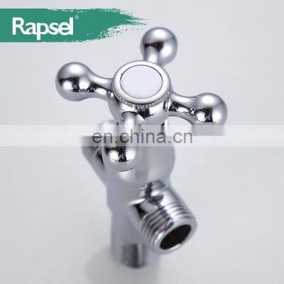 Rapsel 3-way Double Outlet Brass Chrome Plated 90 Degree Angle Valve photo-4