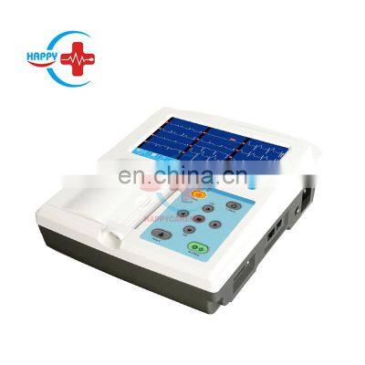 HC-H019 12 lead Digital Electrocardiograph 3 Channel portable ECG Machine