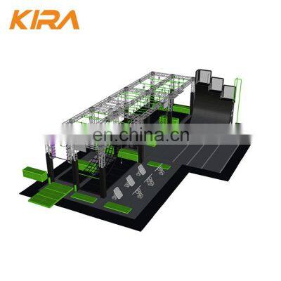 High Quality Indoor Ninja Course equipment Ninja Warrior Obstacle Courses for kids