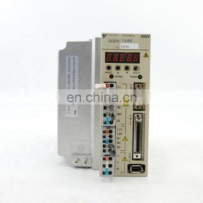 Best sale  original Yaskawa Industrial Control Parts SGDH-15AE Electric Servo Drive module unit