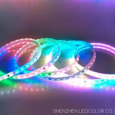 DMX512 RGBW DC24V/12V Factory Custom Length Voltage Waterproof Level Addressable Rgbw Led Strip photo-4