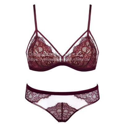 Womens Ladeis Sexy Lingeier Bar Set Lace Underwear