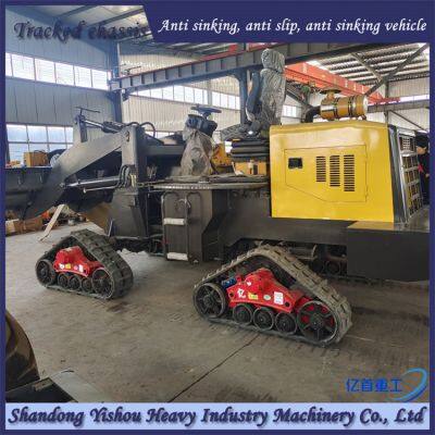 Customized triangular track chassis for construction machinery forklifts to improve work efficiency