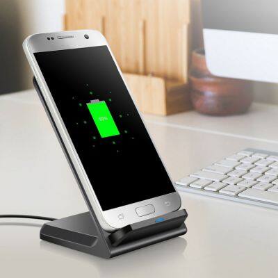 Fast Wireless Charging Stand Holder 15W USB Smart Charger Mobile Phones ROHS Certified photo-4