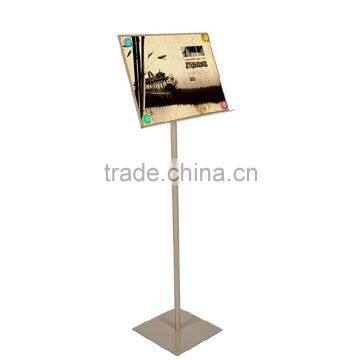 Customized Metal Poster Insert Advertising Display Stand