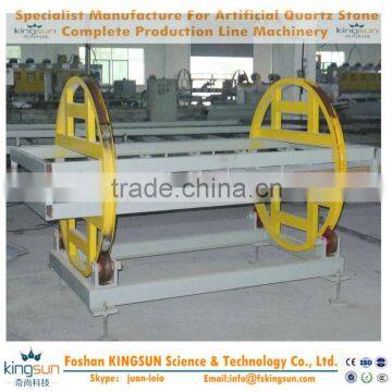 Production line plate turnover machine for quartz stone slab