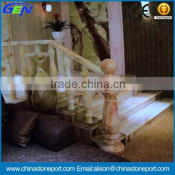 High Quality Royal House Decoration Onyx Stair Covers