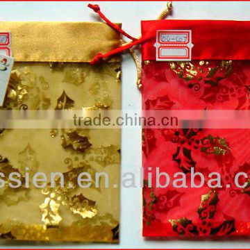 2013 fashion custom Organza wholesale gift pouches gift bags